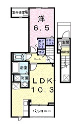 ヒカルサ見付サウスⅠ 間取り図