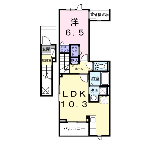 ヒカルサ見付サウスⅠ 間取り図