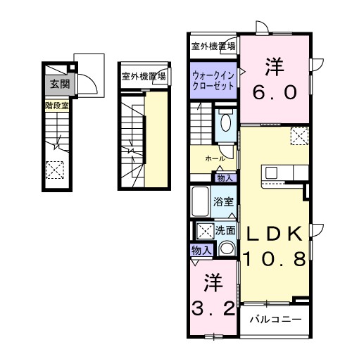ヒカルサ見付サウスⅠ 間取り図