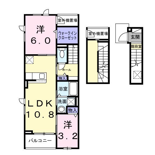 ヒカルサ見付サウスⅠ 間取り図