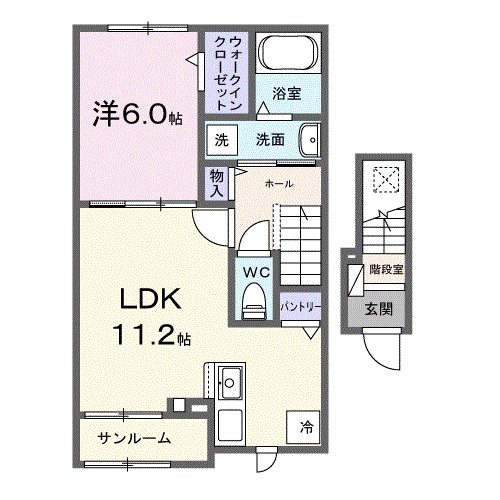 ヒカルサ見付サウスⅡ 間取り図