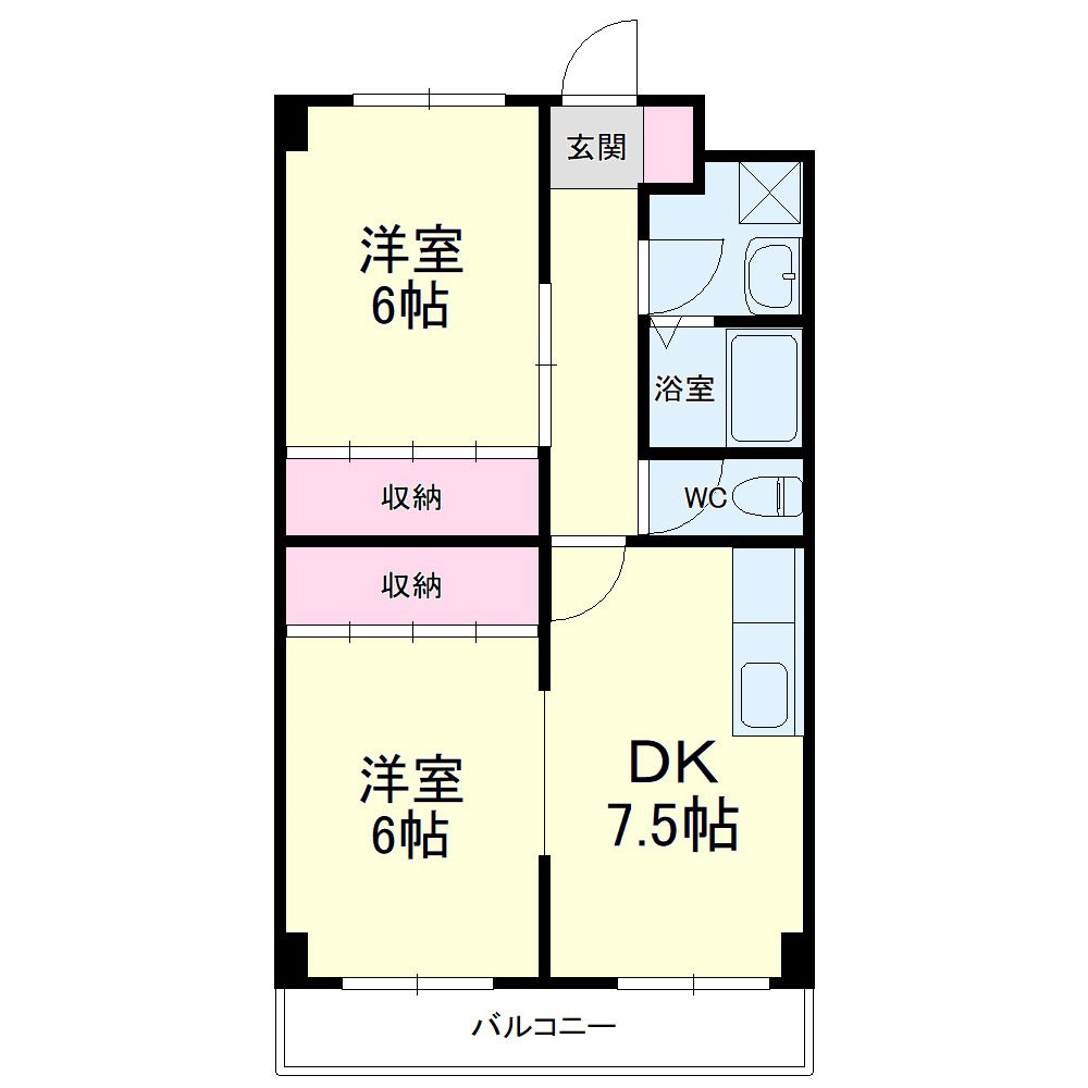 LUCE（ルーチェ)天王 間取り図