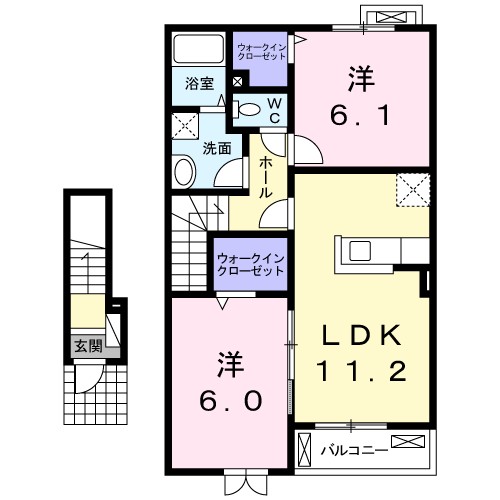 レガリア北斗 間取り図