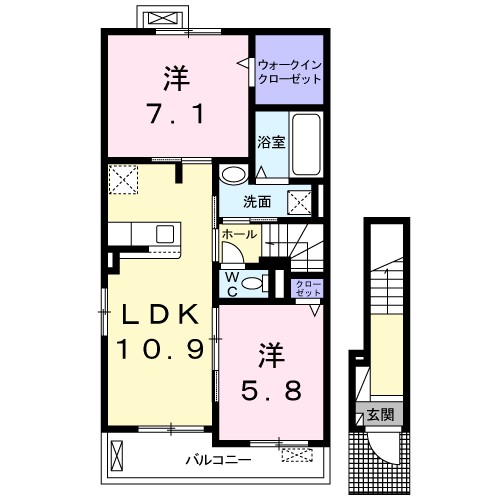セントワール 間取り図