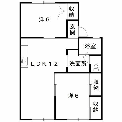 セジュールフレア 間取り図