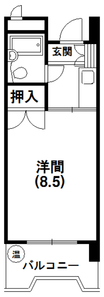 メゾンベルシャンブル 間取り図