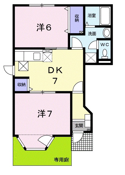 ＲＩＶＡＢＩＧ－Ｂ 間取り図