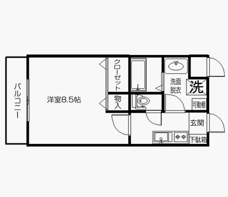 アテネ 間取り図