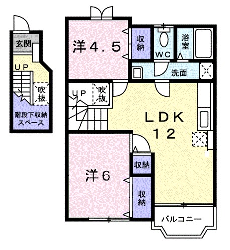 天王森　Ⅱ 間取り図