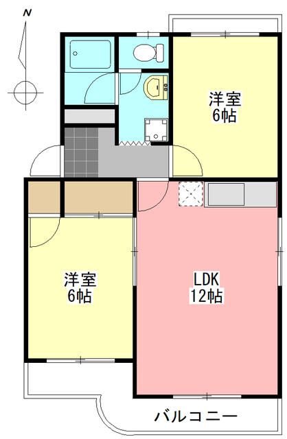 マンション城の台 間取り図