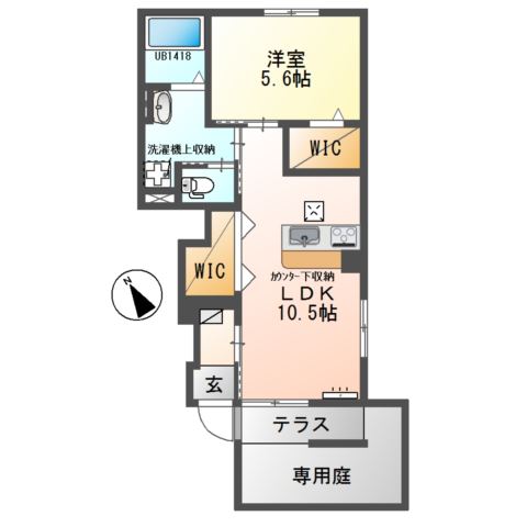 ルナ白羽 間取り図