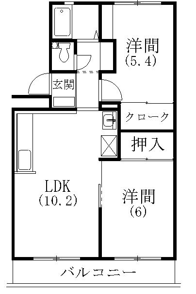 マンション大丸 間取り図