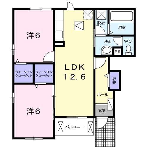 ラグーン　Ⅱ 間取り図