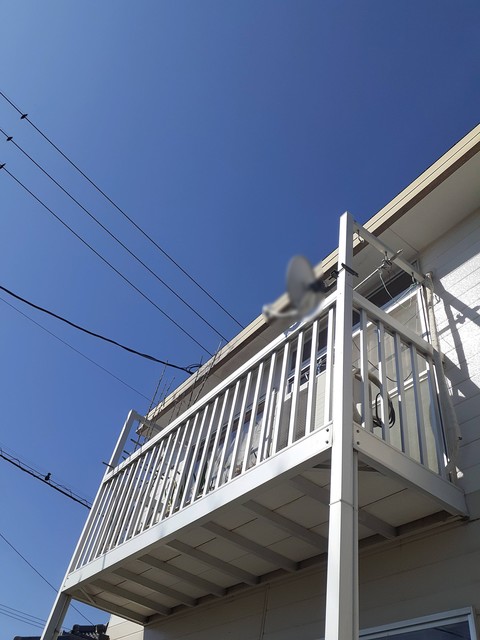 ハイムナカゾネ ベランダ