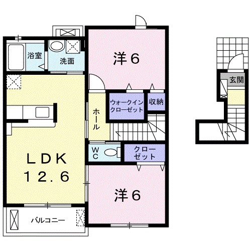 ホワイトピア 間取り図