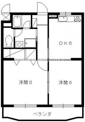 松下細島ライフ 間取り図