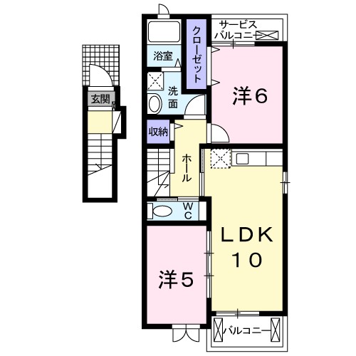 リバーサイドⅡ 間取り図