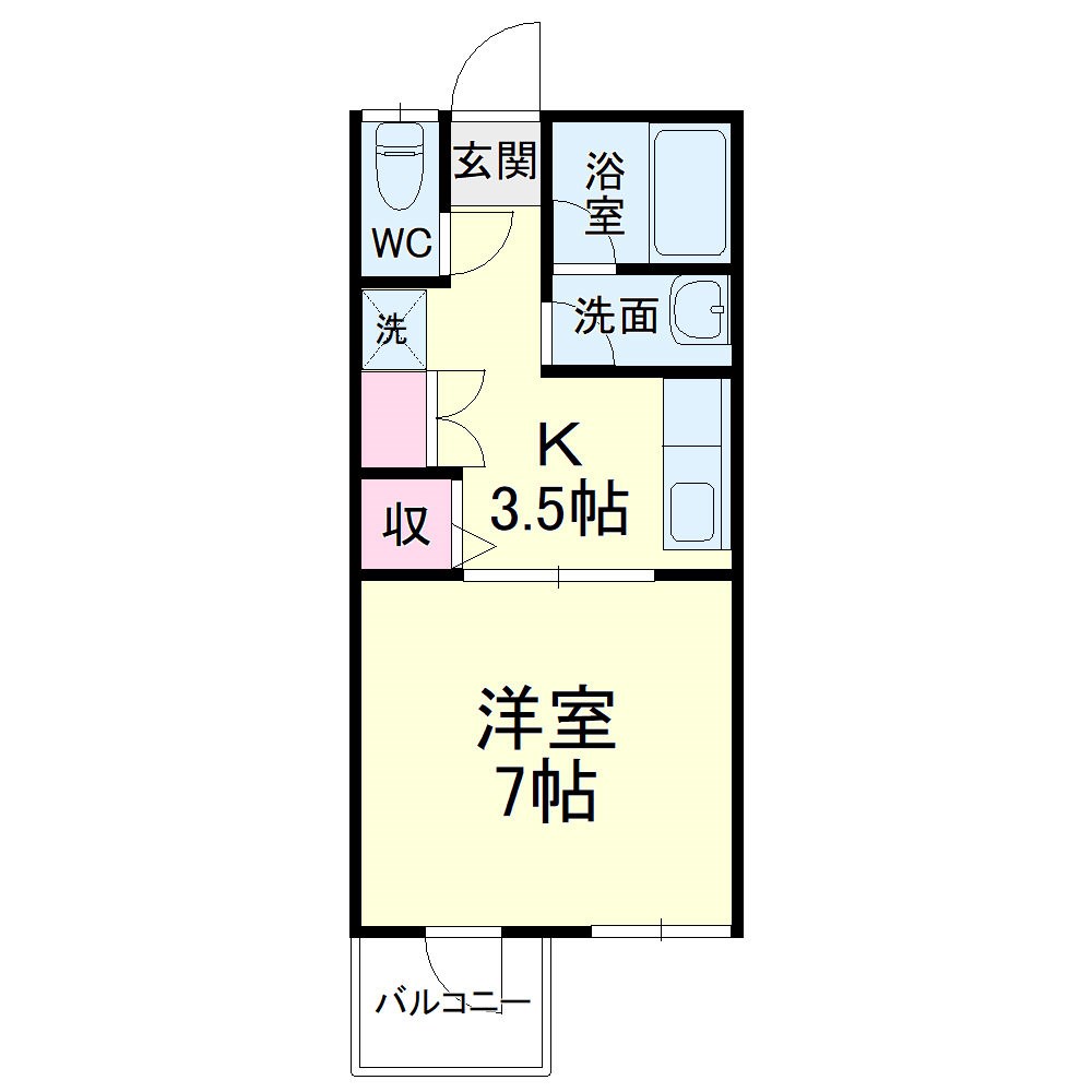 半田ビレッジ９号棟 間取り図