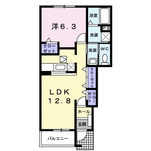 サニースクエアⅡ 間取り図