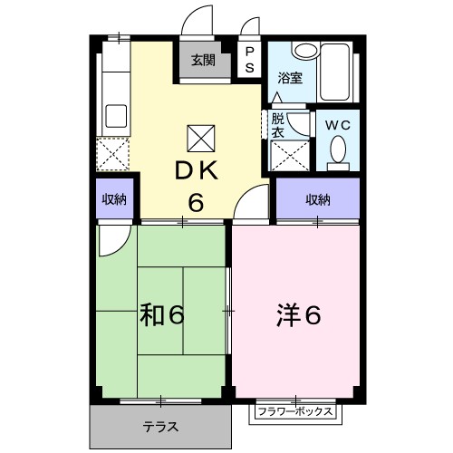 パレス本郷 間取り図