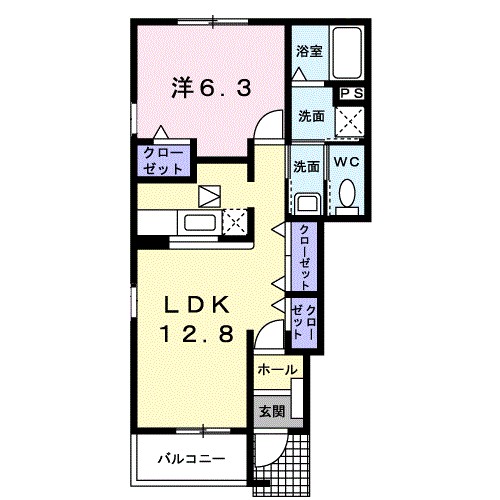 サニースクエアⅡ 間取り図