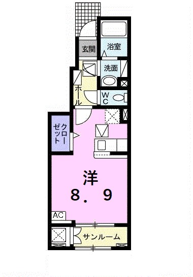 フォルチュンヌⅢ 間取り図