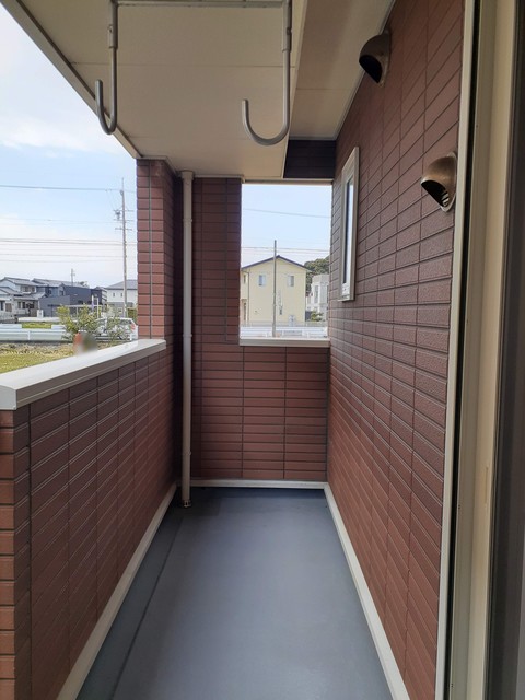 フレッシュストロベリー ベランダ