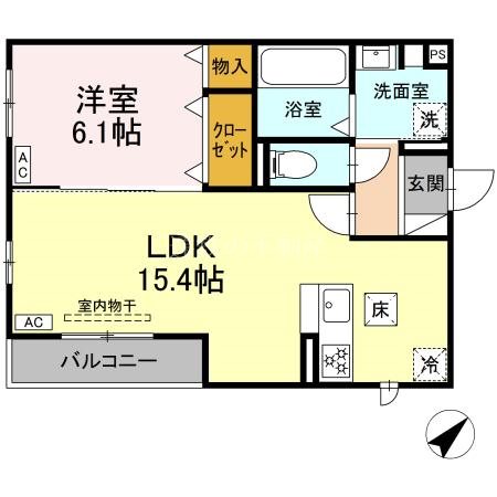 D-Hills龍禅寺 間取り図