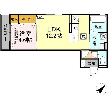 D-Hills龍禅寺 間取り図