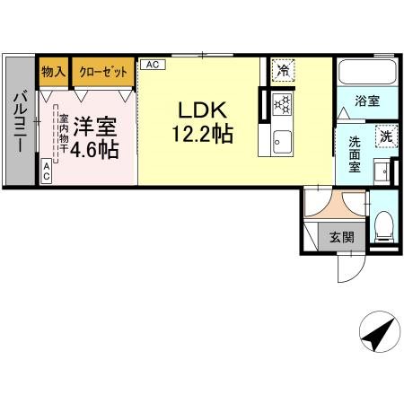 D-Hills龍禅寺 間取り図