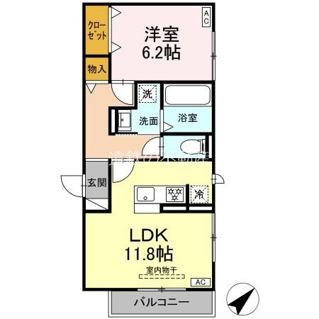 D-Hills龍禅寺 間取り図