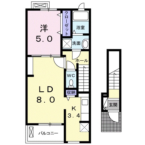 アンビシャス 間取り図