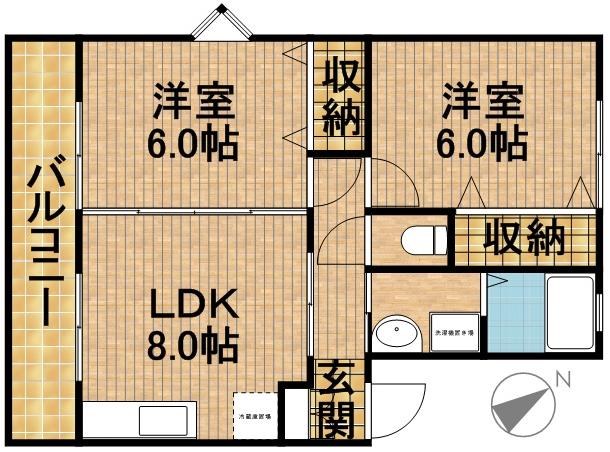 フェリースコート 間取り図