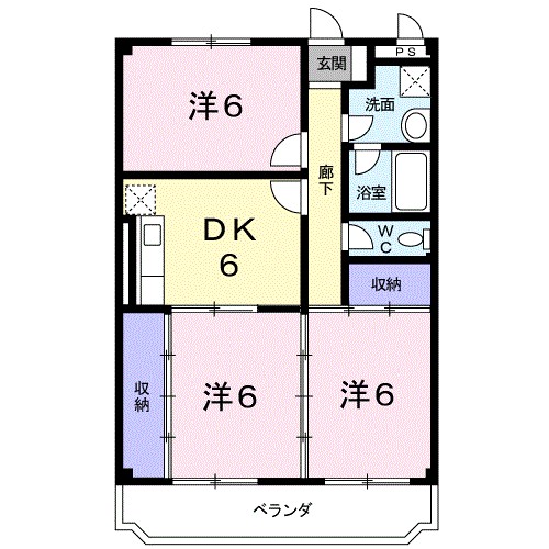 メゾンサワダ 間取り図