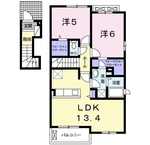 ルア・エトワール 間取り図