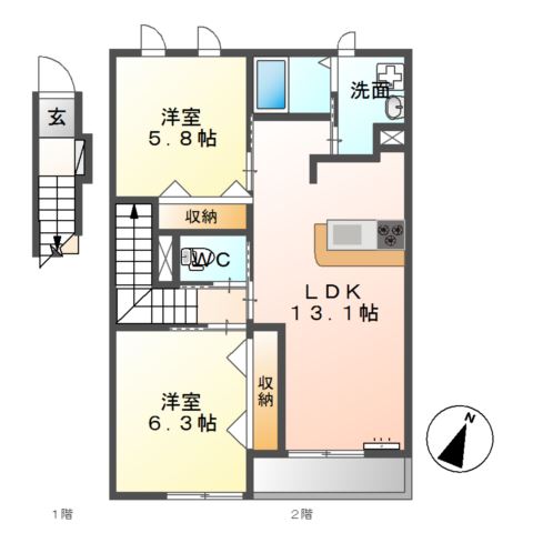 アメジスト 間取り図