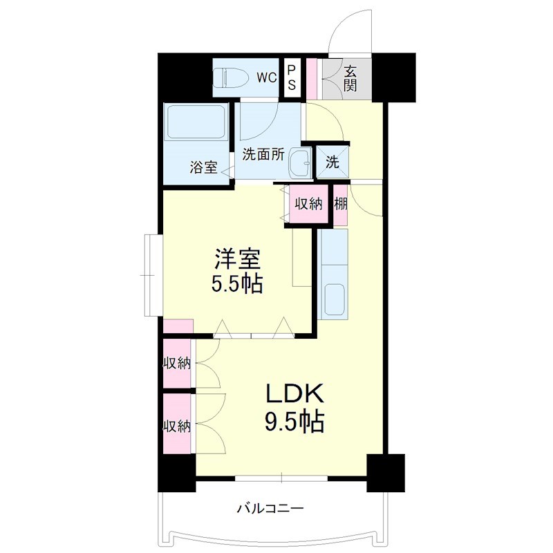 アップル第7マンション 間取り図