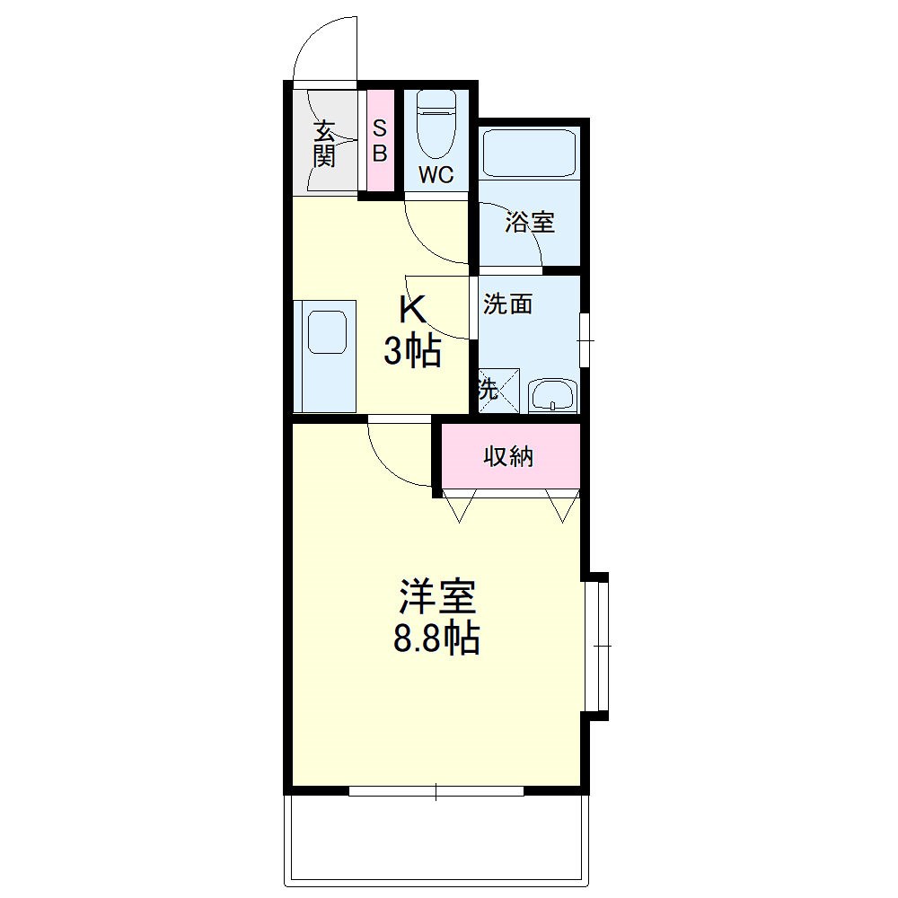 フォーレ三和Ⅱ 間取り図