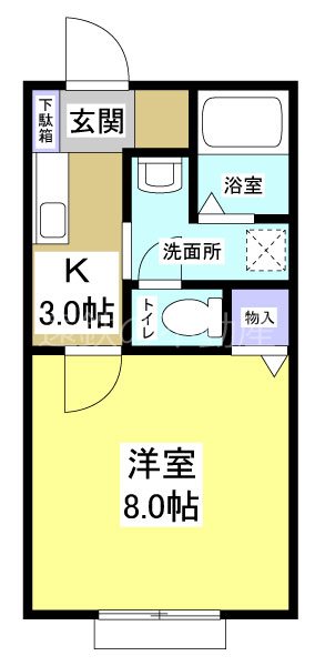 フレアコート 間取り図