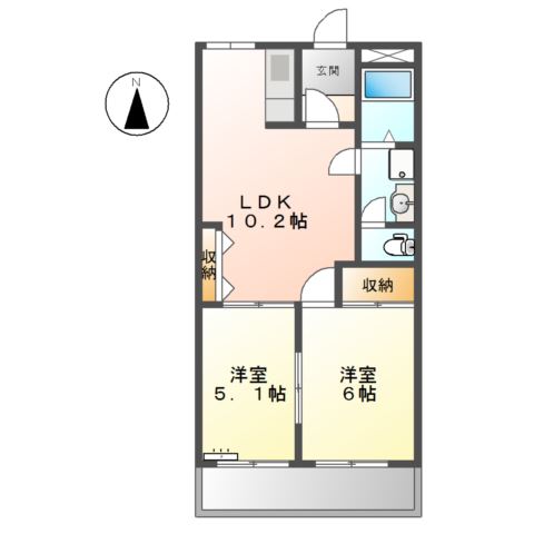 エクセレンスガーデンⅡ 間取り図