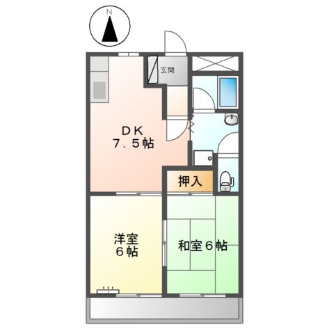 グレイスハイム 間取り図