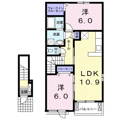 エレガントＢ 間取り図