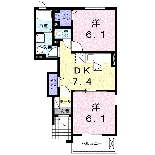 アルドーレⅠ 間取り図