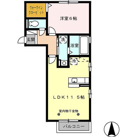 アルモニアⅡ 間取り図
