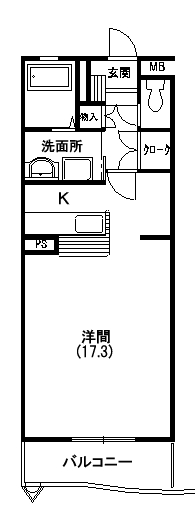 サンアベニューⅥ 間取り図