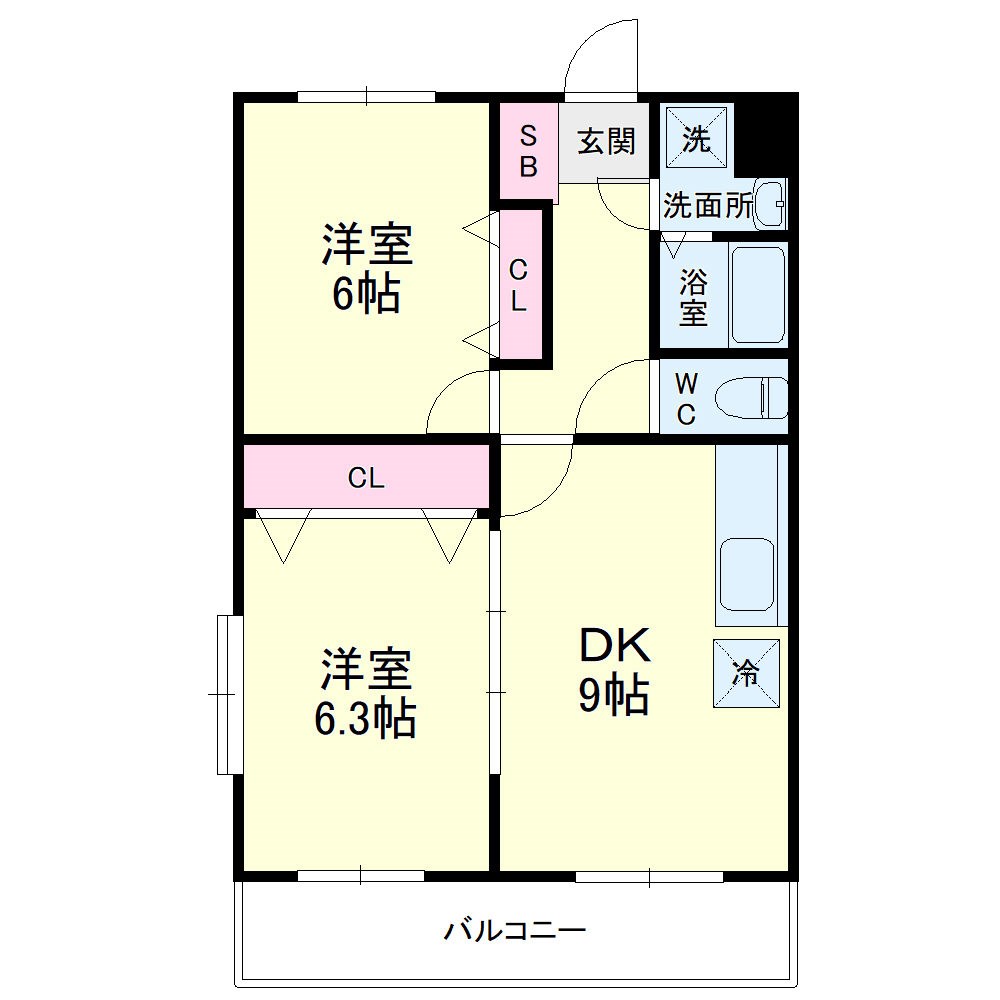 ブライトタイムⅡ 間取り図