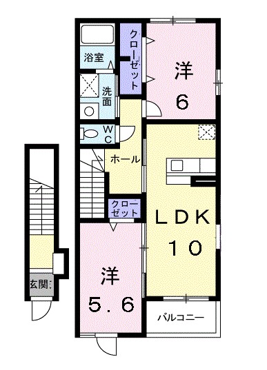 グランブルー　Ⅱ 間取り図