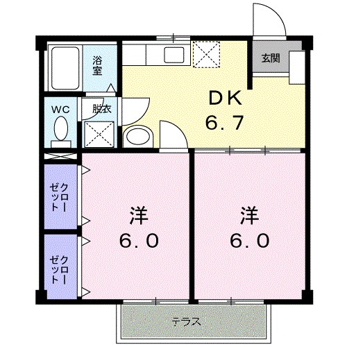 リバーグリーン 間取り図