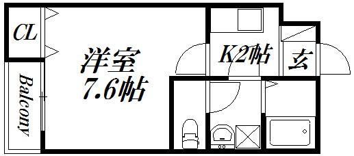 クレフラスト飛龍街道 間取り図