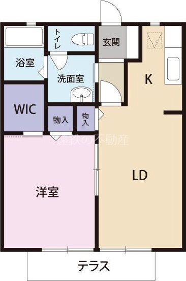 キャスティールⅢ 間取り図